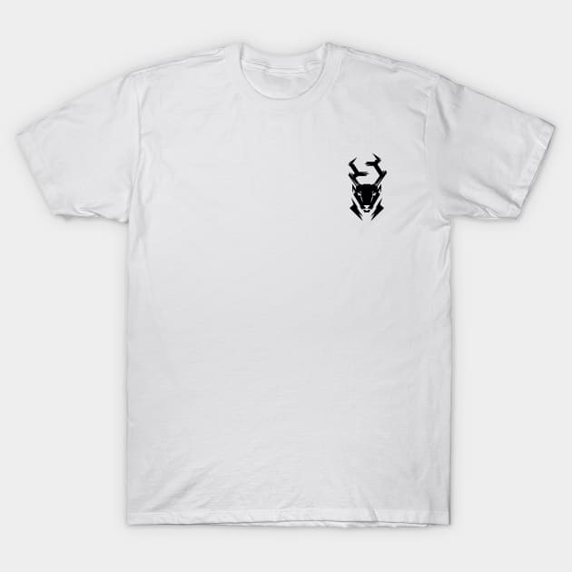 Stag Left Chest T-Shirt by Skiddler